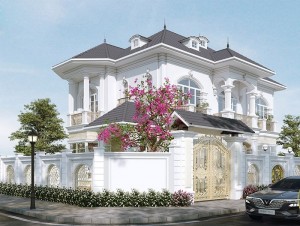 Những mẫu biệt thự hai tầng mái Thái mang phong cách hiện đại